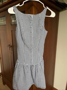 Gingham seersuckers dress